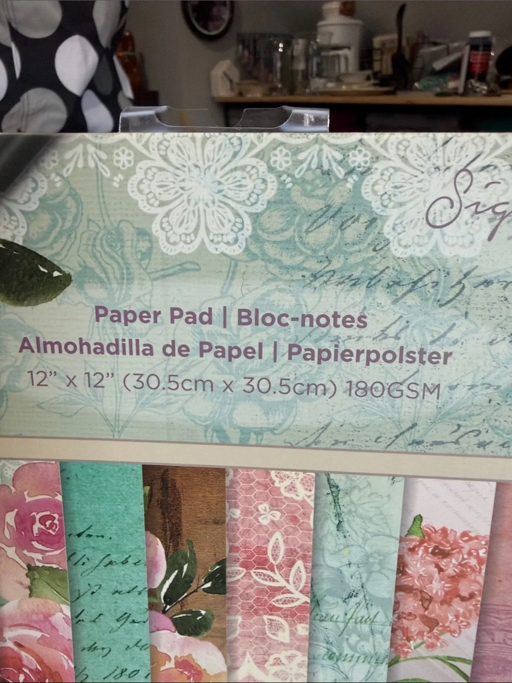 Crafters Companion Letters from the Heart Paper Pad